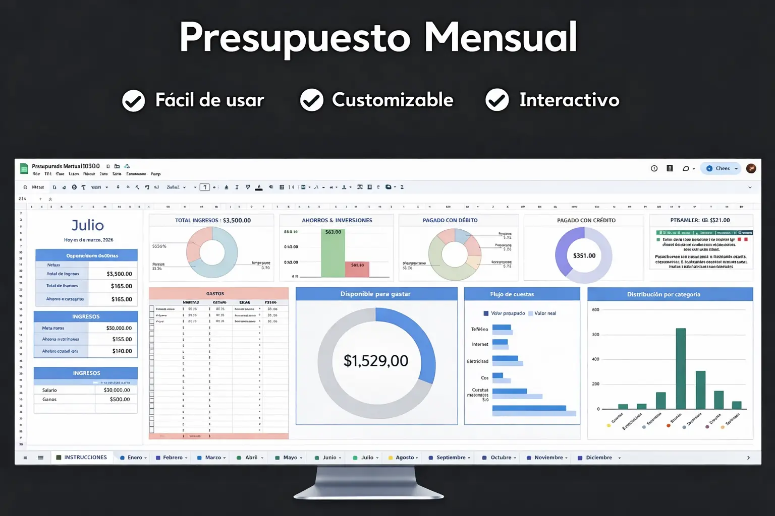 Preview Plantilla Finanzas